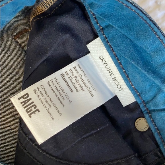 Paige Denim Skyline Boot Jeans - Picture 2 of 2